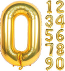 32" Gold Number Foil Balloon