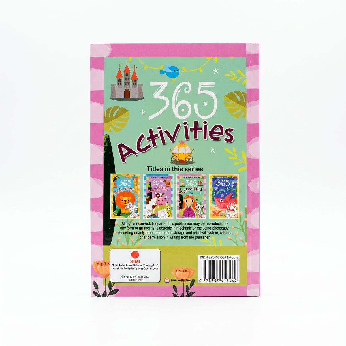 365 Activities Princess Fun and Relaxing Activity Book (24 x 16cm)