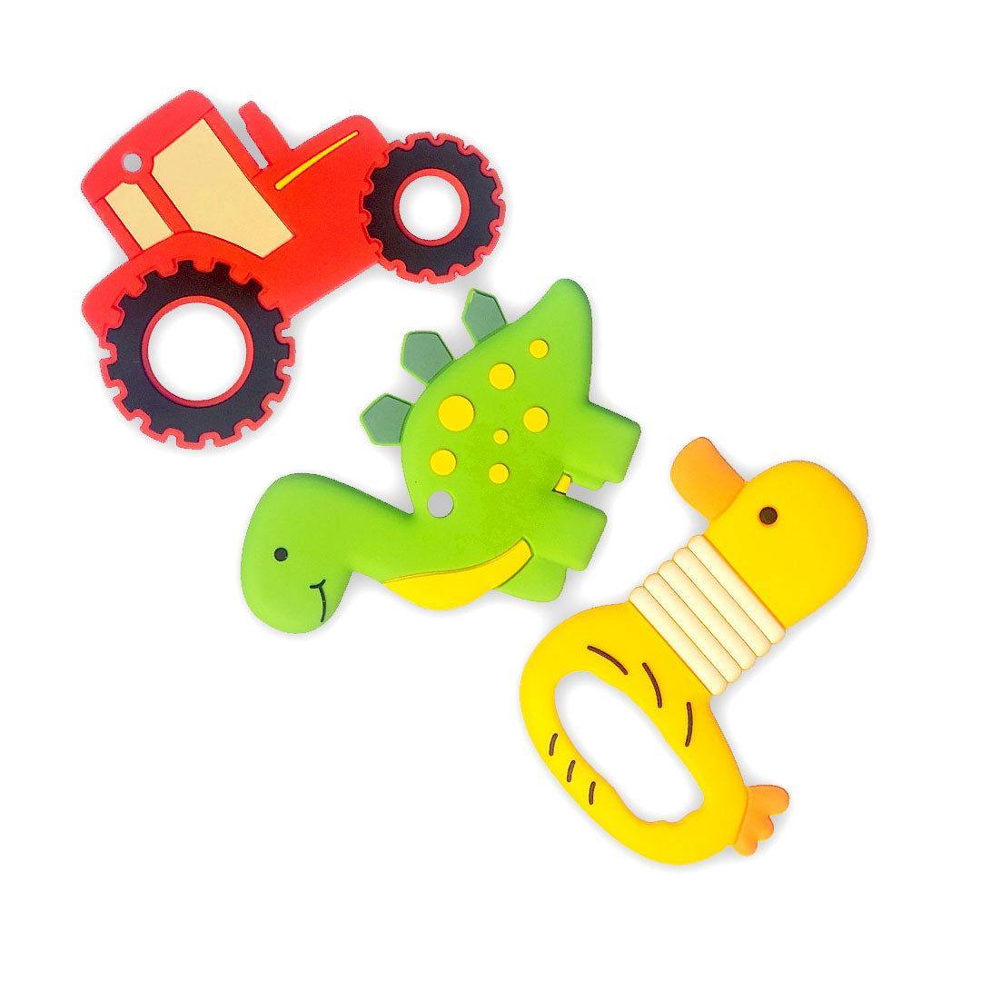 Hercules Bear animal silicone baby teething massager, view 4