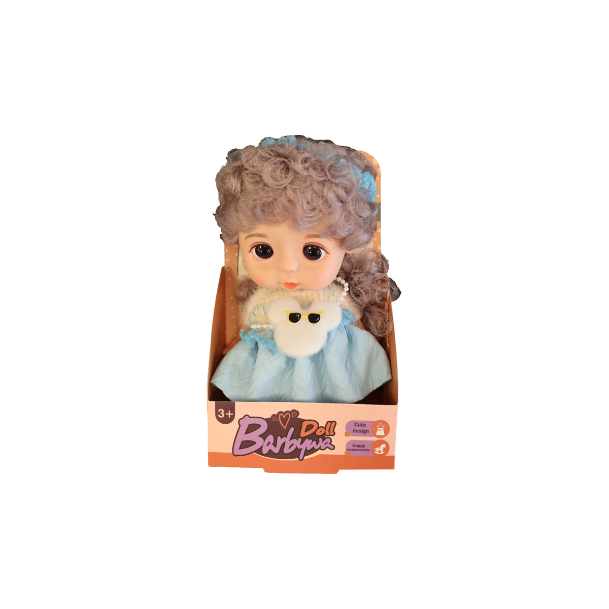 Babywa dress-up fashion doll with accessories, 30cm, view 3
