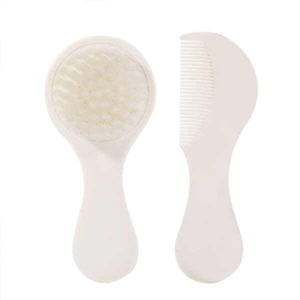 bbet soft bristle baby hairbrush and comb set, main view