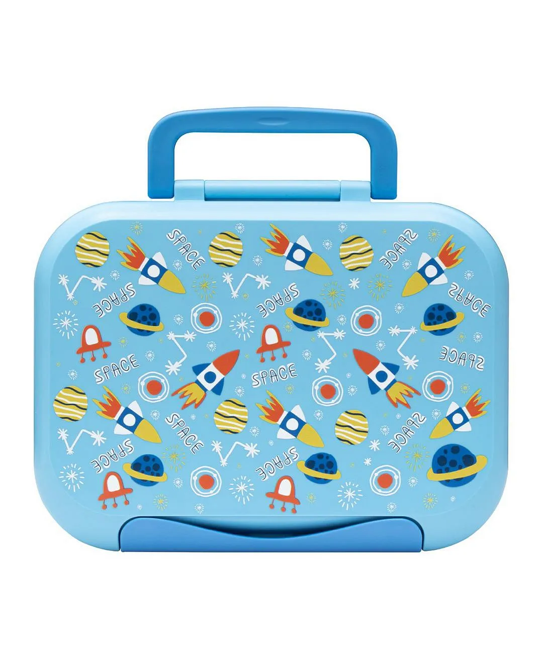 Happy Tummies bento lunch box, blue view