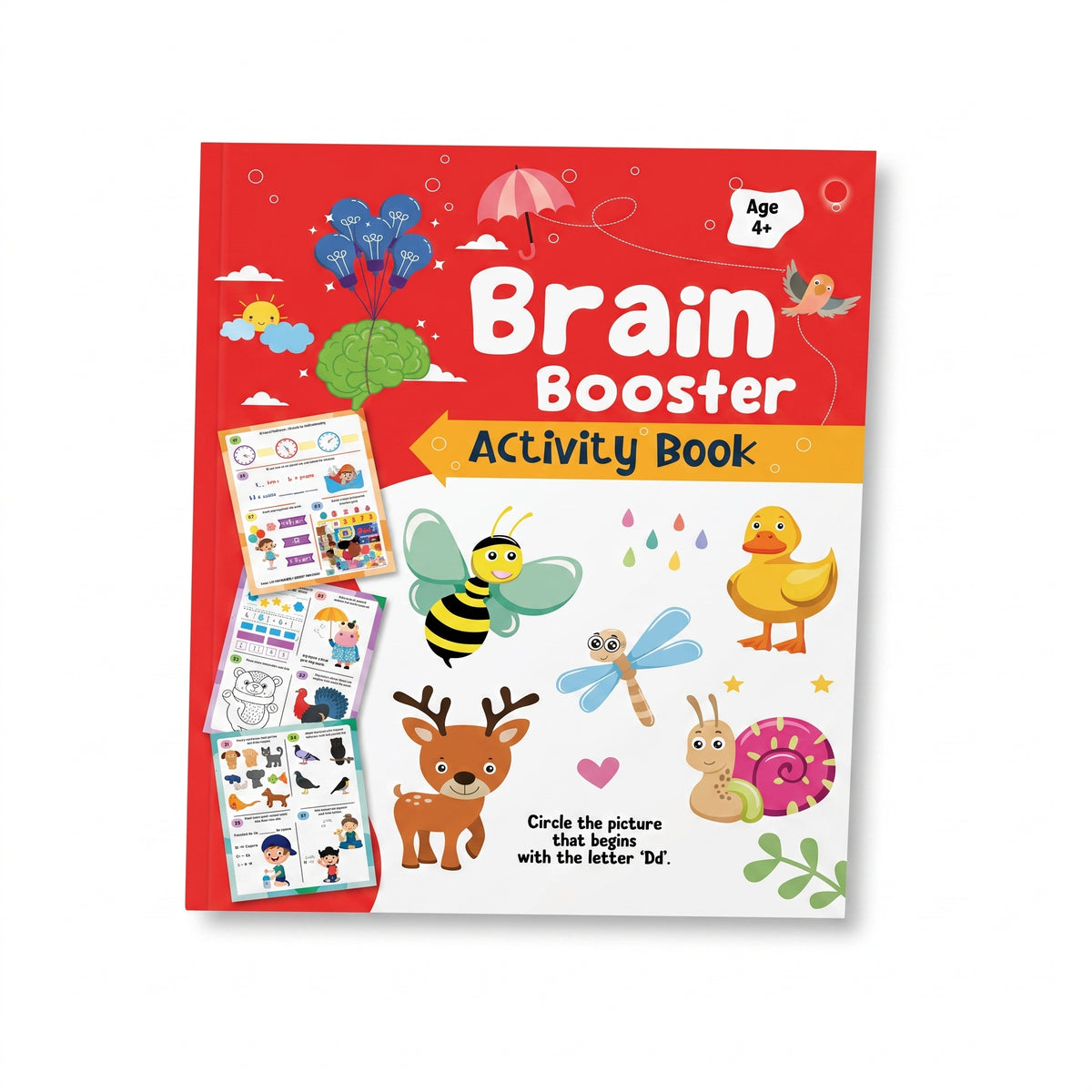 Brain Booster 96-Page Activity Book - 28x22cm (Ages 4+)