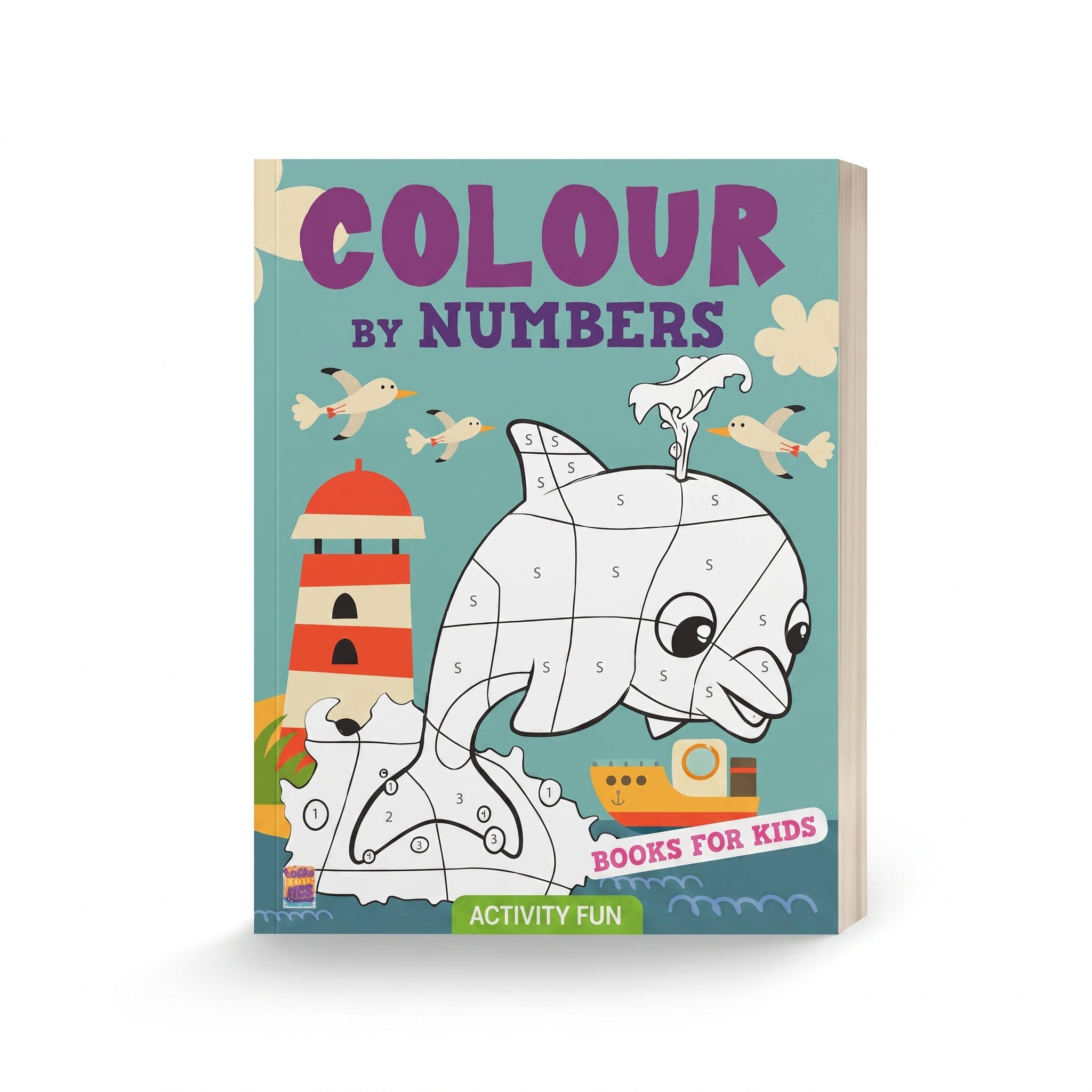 Colour by Numbers Activity Fun Book (16 Pages)