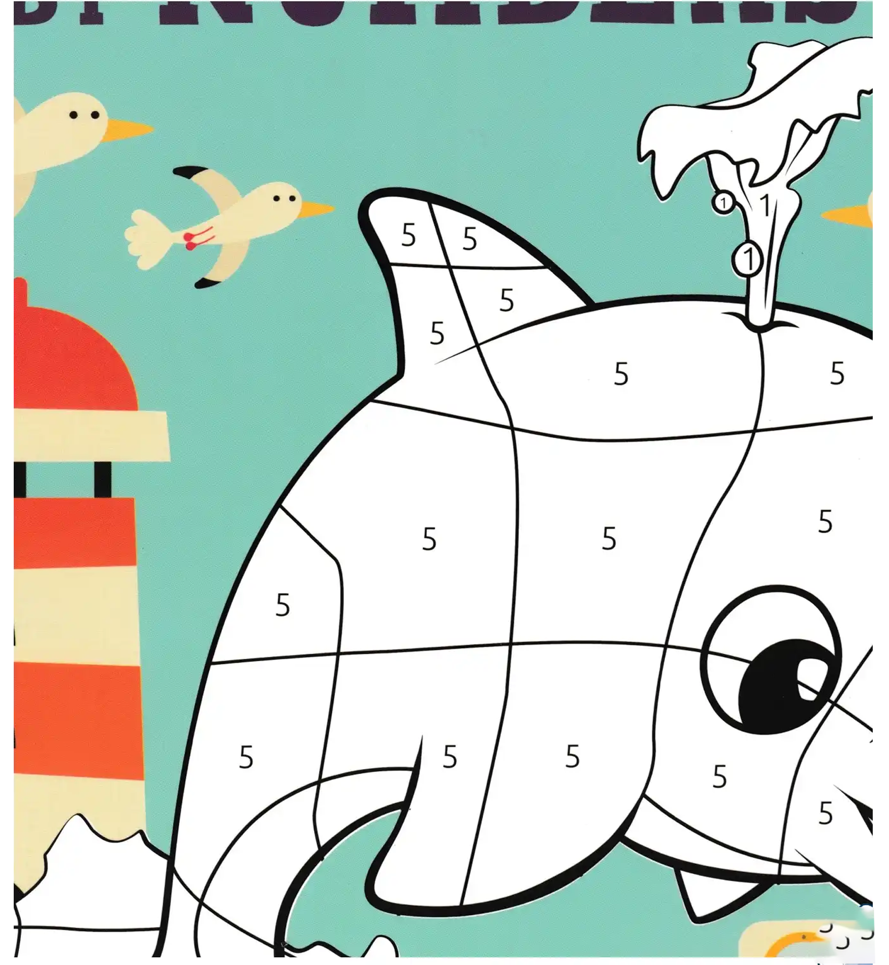 Colour by Numbers Activity Fun Book (16 Pages)
