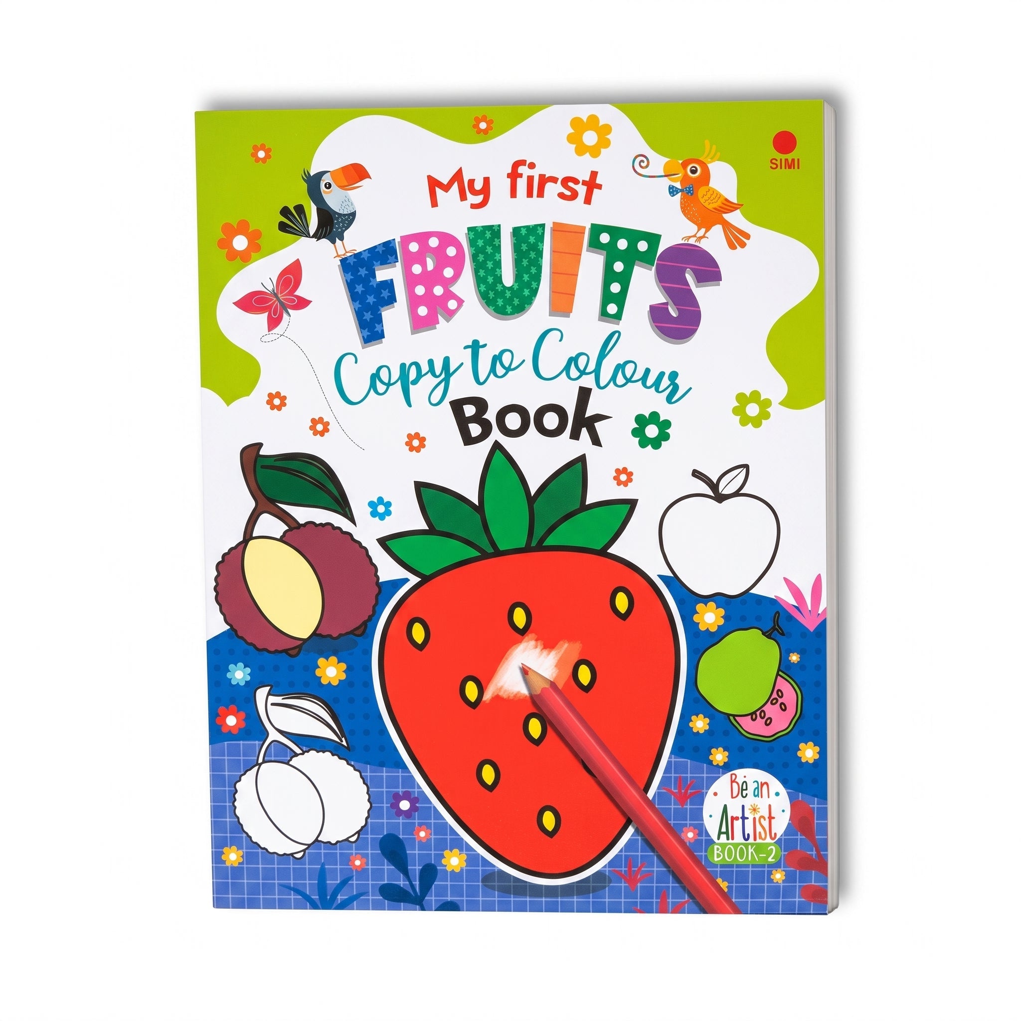 My First Fruits Copy to Colour Book (16 Pages)