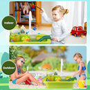 KidZilan Puzzle Kitchen Electric Water Circulation Sink Playset