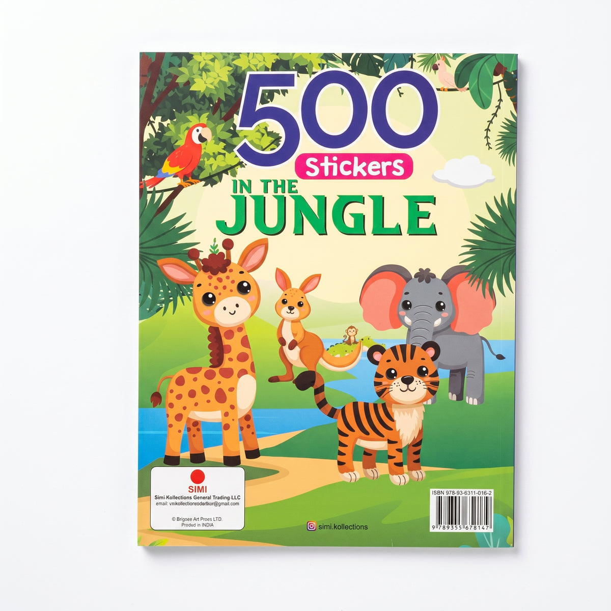 500 Stickers: In the Jungle Activity & Sticker Book (30 x 23cm)
