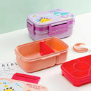 KidZilan 3-Compartment Bento Box & Matching Water Bottle Set