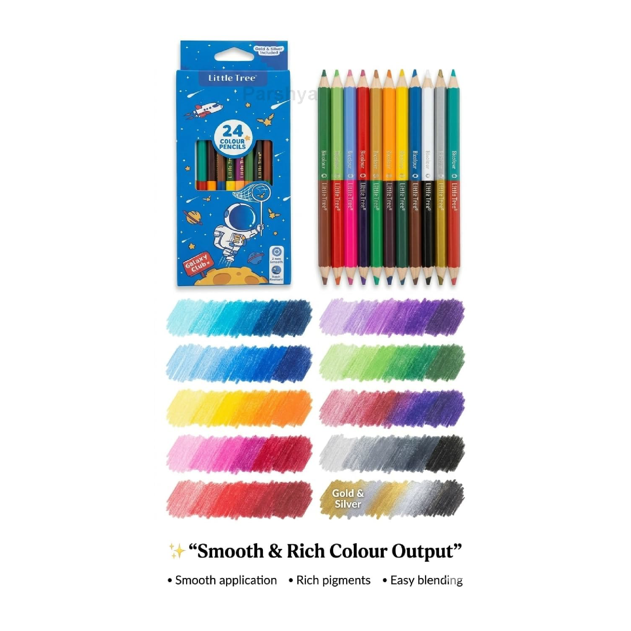 Creative Dreams 24-pack premium color pencils, view 6