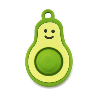 Algo silicone avocado baby teething toy, view 7
