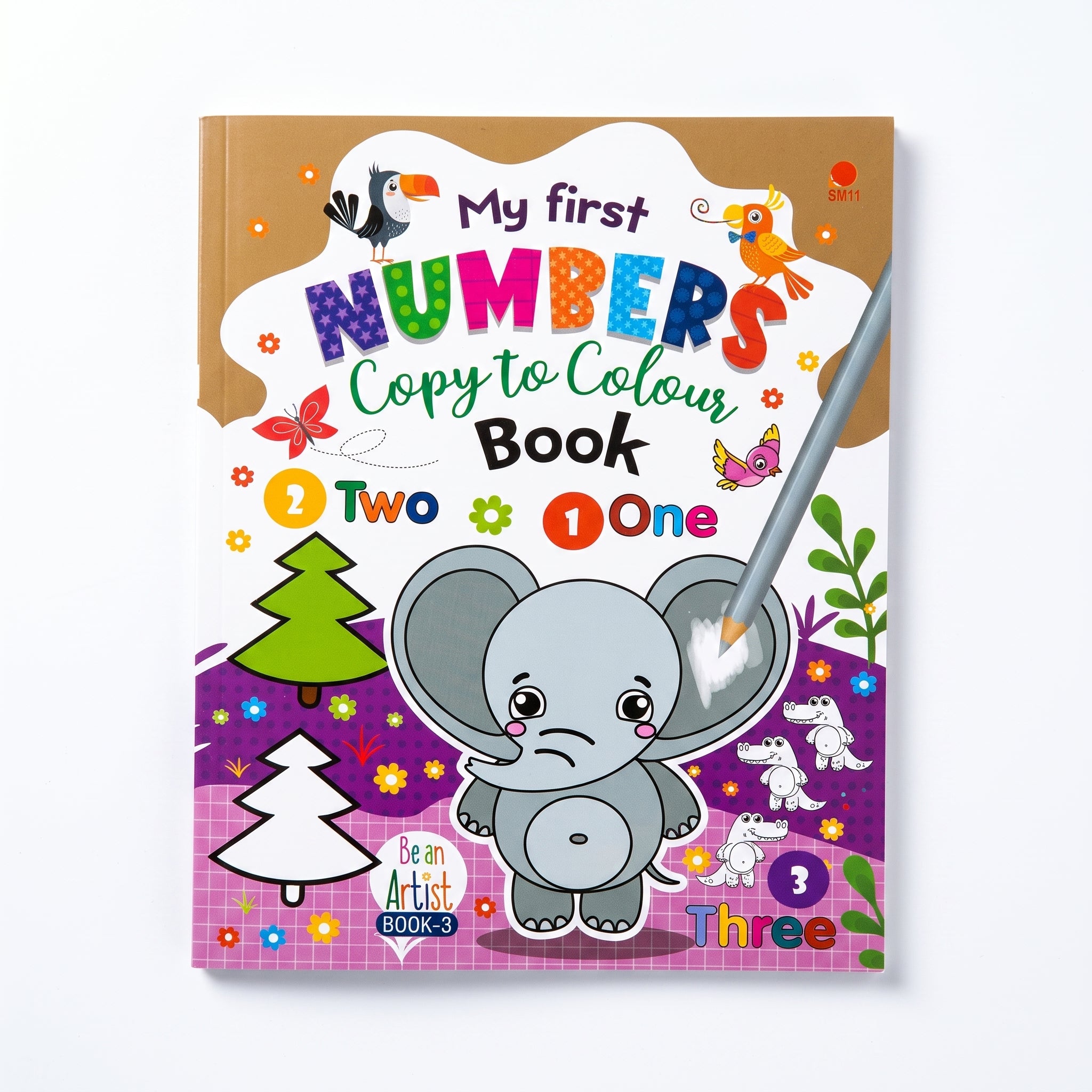My First Numbers Copy to Colour Book (16 Pages)