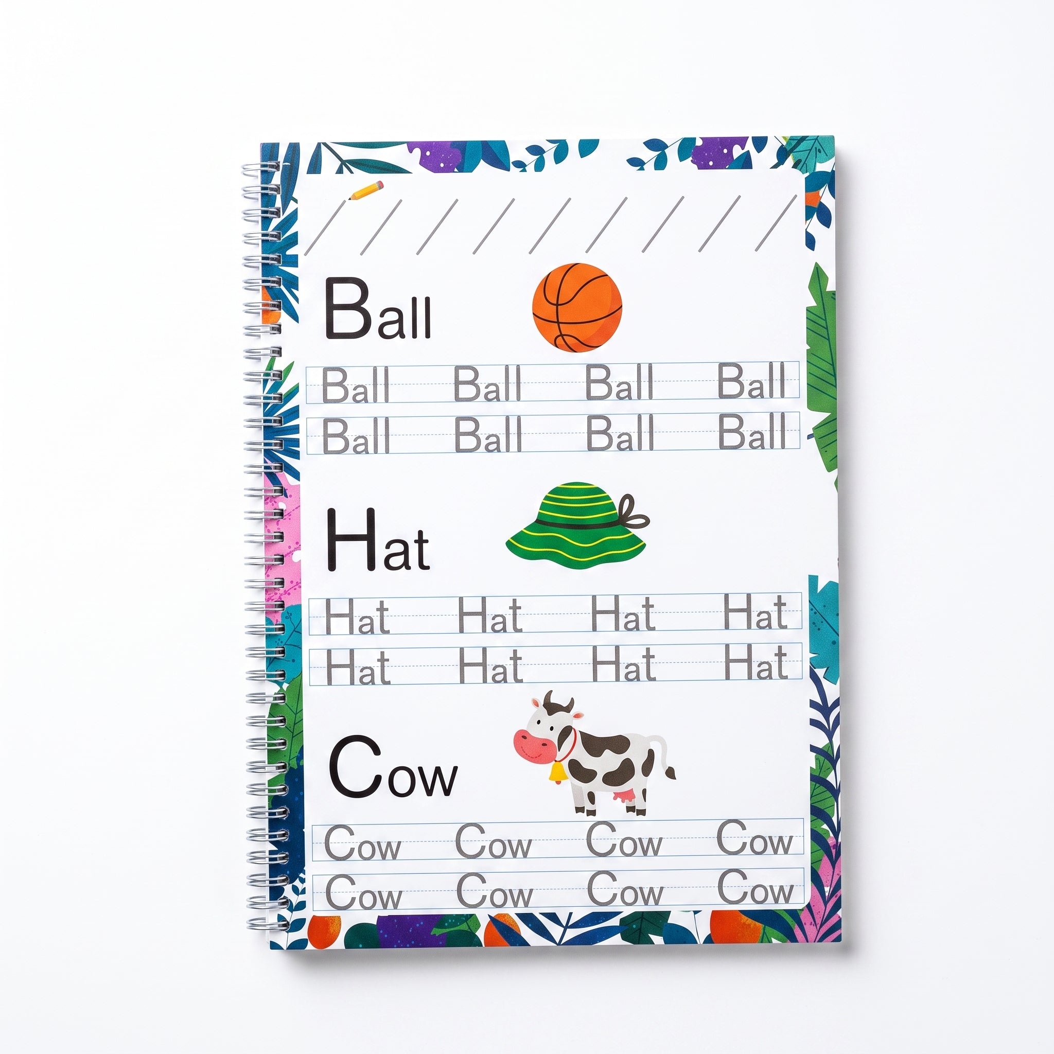 Start Handwriting Practice Workbook for Kids - First Words  (10 Pages)