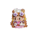 Kidzilan Sweet Bear Cozy Hair Accessories & Clip-On Earring Set