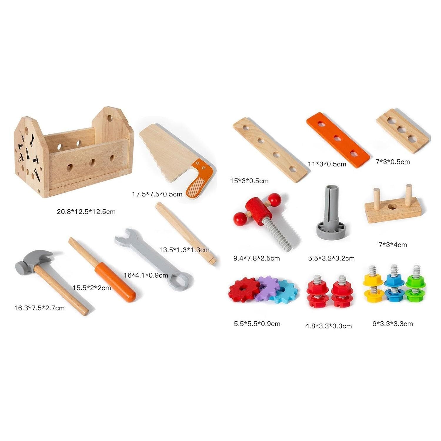Love Play Love Learn wooden activity toolbox, view 3