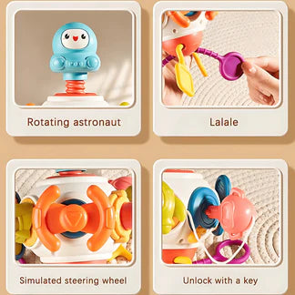 KidZilan 8-in-1 space astronaut busy cube and travel toy, view 7
