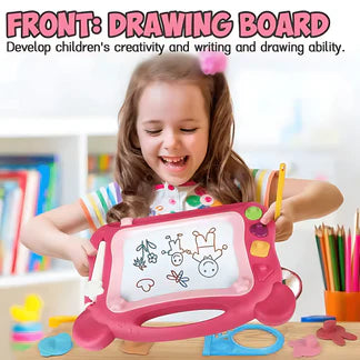 Bibi-Inn 2-in-1 magnetic drawing and painting study board, view 1